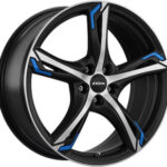 5x100 18x7.5 ET35 RONAL R62 BLUE alufelni