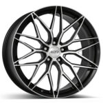 5x112 18x8 ET35 Dotz Suzuka dark fekete polír alufelni